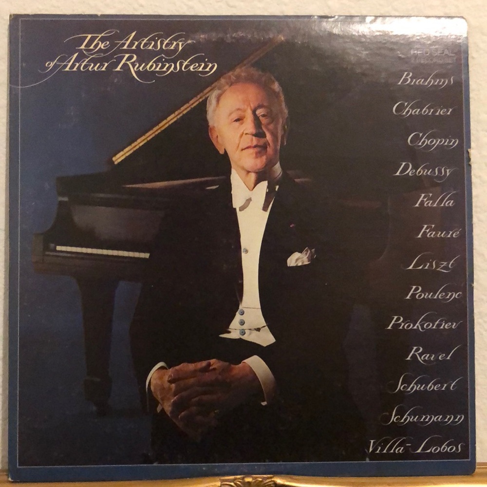 The Artistry of Artur Rubinstein Double Vinyl Lp Set